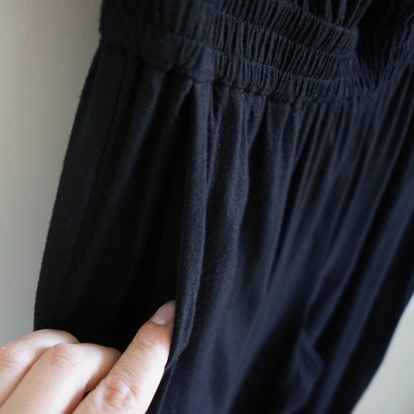 Aritzia Black Strapless Jumpsuit - Picture 6 of 9
